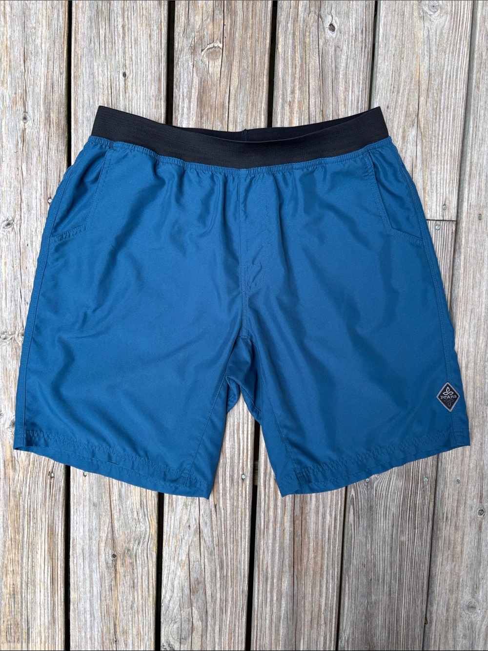 PRANA | Navy Mojo Durable Gorpcore Performance 90s Style Outdoor Shorts Size XL